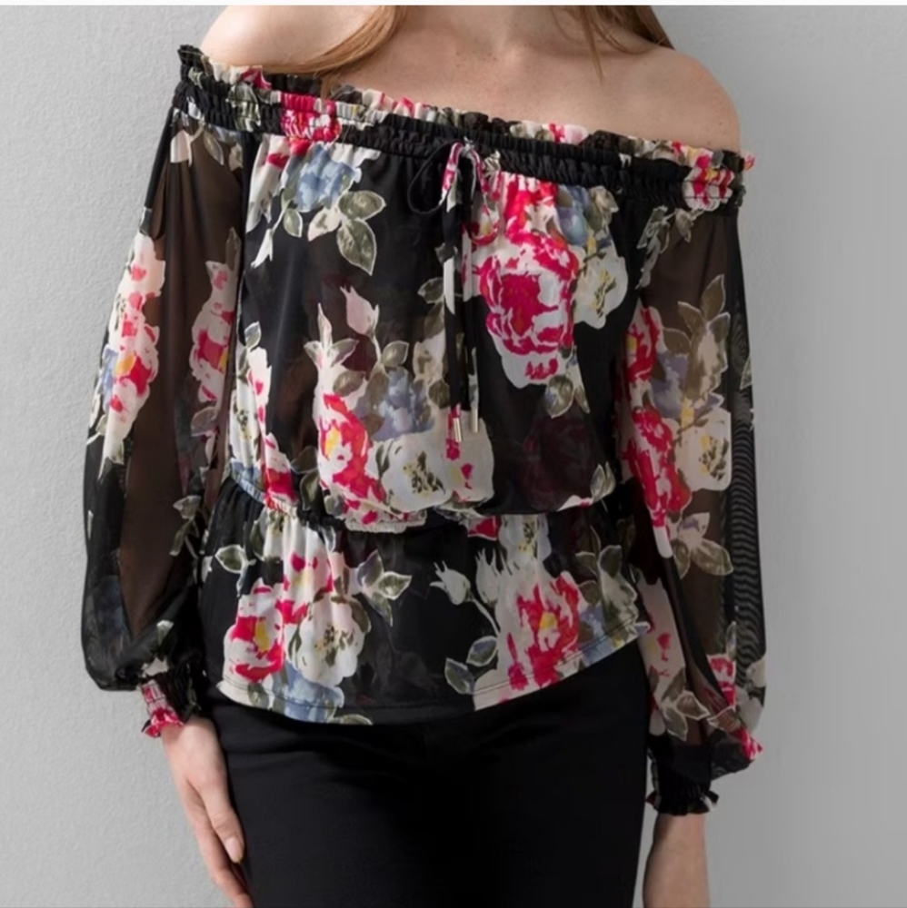 White House Black Market off shoulder top